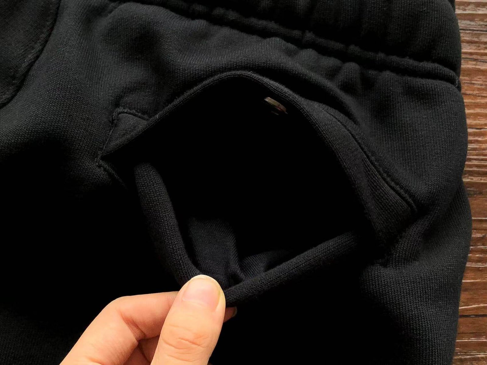 149d52df Calça Supreme Moletom Nike Preta/Cinza
