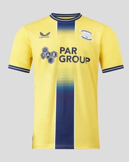 Nova Camisa Preston North 3 Amarela 2023/24 Masculina