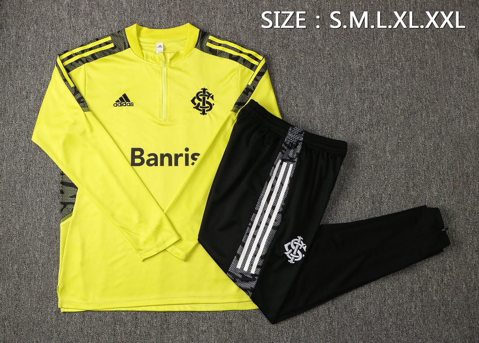 57720a1e Conjunto de Treino Internacional Jaqueta+Calça Amarelo 2021/22