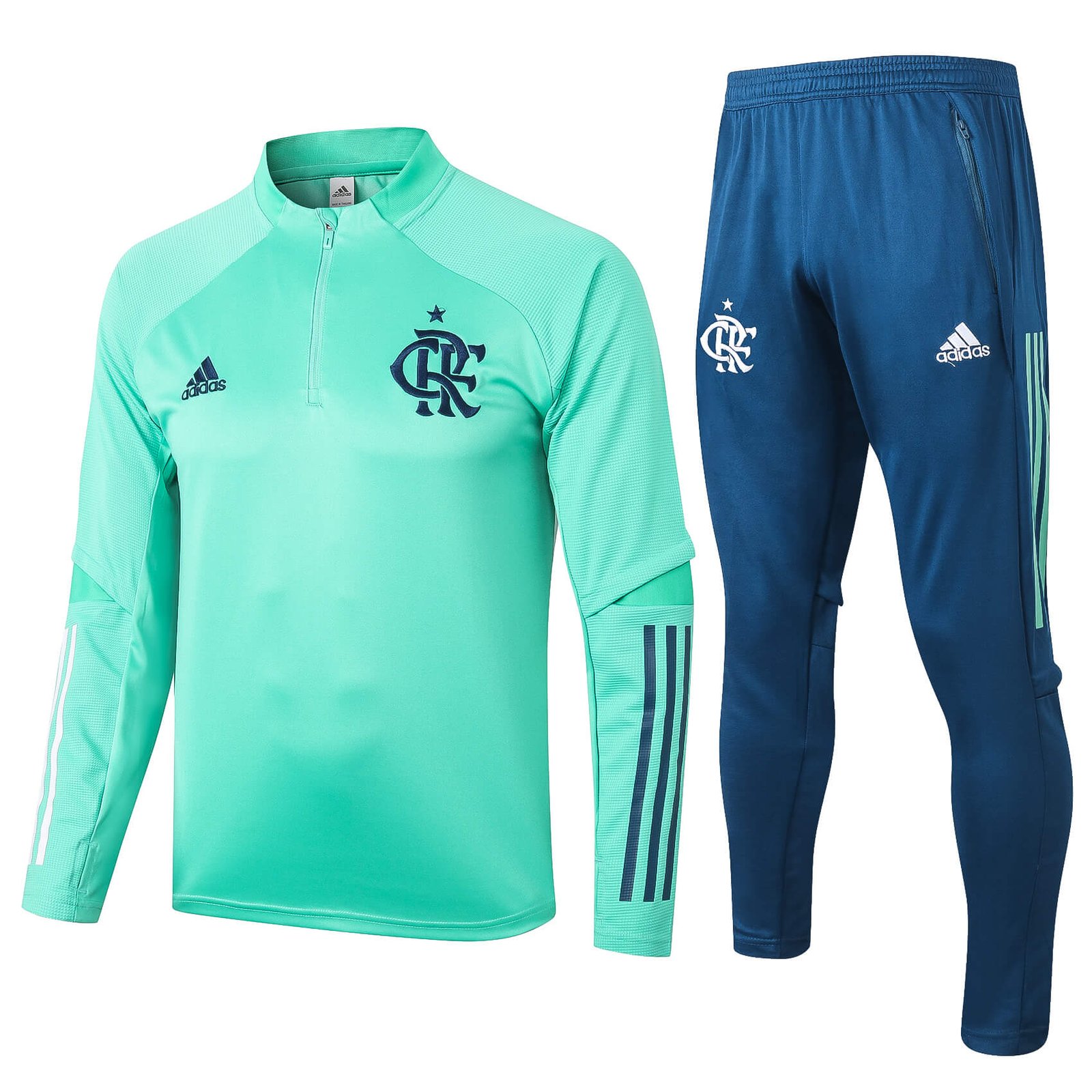 641ce931 Conjunto de Treino Flamengo Jaqueta+Calça Verde Marinho 2021/22
