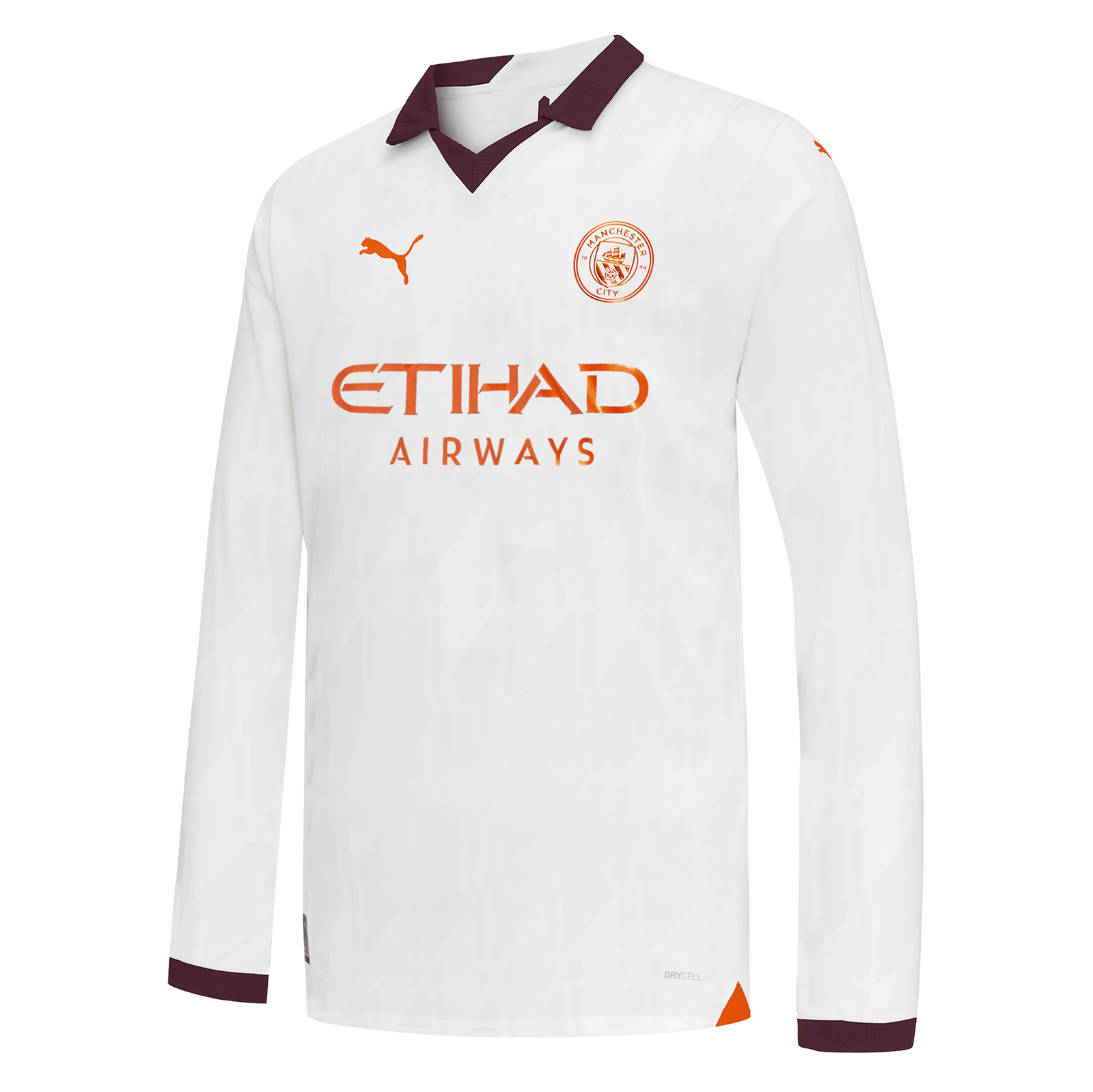 701225671001_pp_01_mcfc Nova Camisa Manchester City 2 Branca 2023/24 Manga Longa