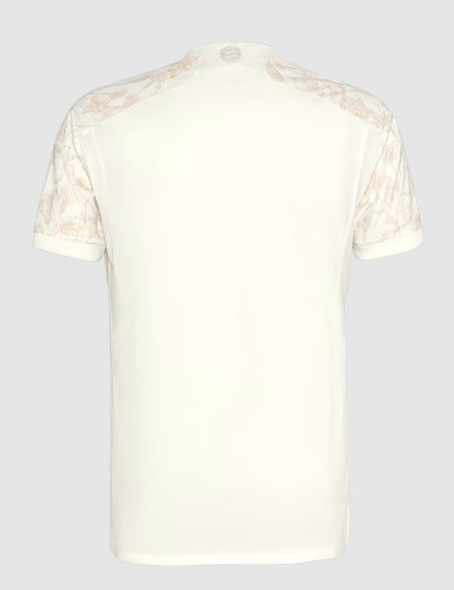 Captura de tela 2023-08-17 104139 Nova Camisa Bayern de Munique 3 Bege 2023/24 Masculina