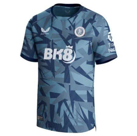 Nova Camisa do Aston Villa 3 Azul 2023/24 Masculina
