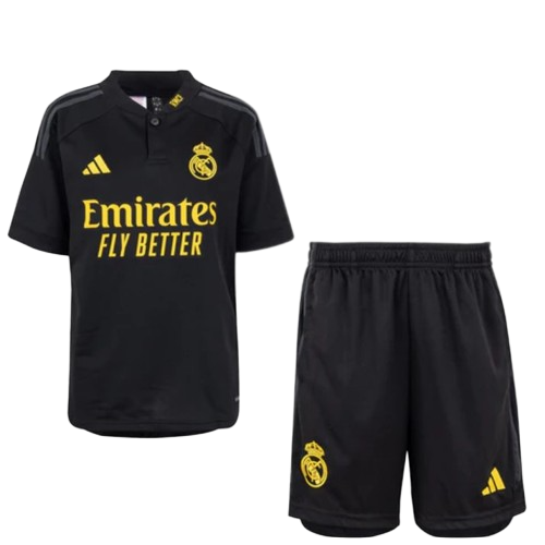 Captura_de_tela_2023-08-10_103641-removebg-preview Kit Infantil do Real Madrid 3 Preta 2023/24 Unissex