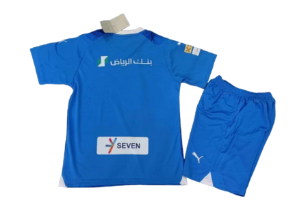 Kit Infantil do Al Hilal do Neymar Azul 2023/24