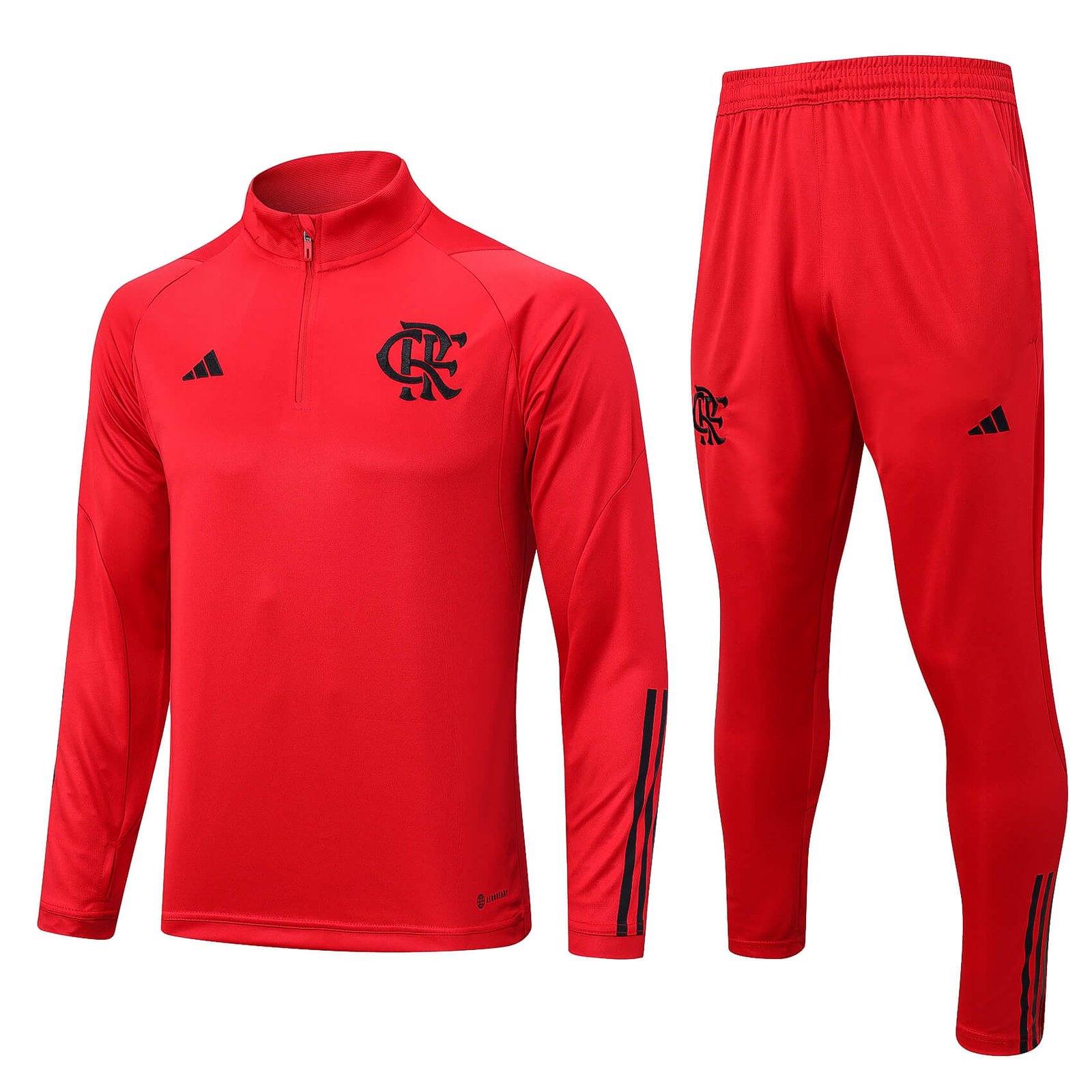 cbdba19b Conjunto de Treino Flamengo Jaqueta+Calça Vermelha 2023/24