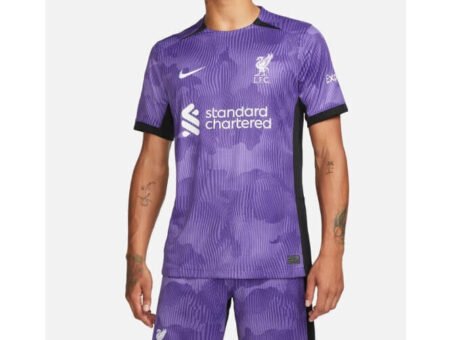 Nova Camisa Liverpool 3 Roxo 2023/24 Masculina