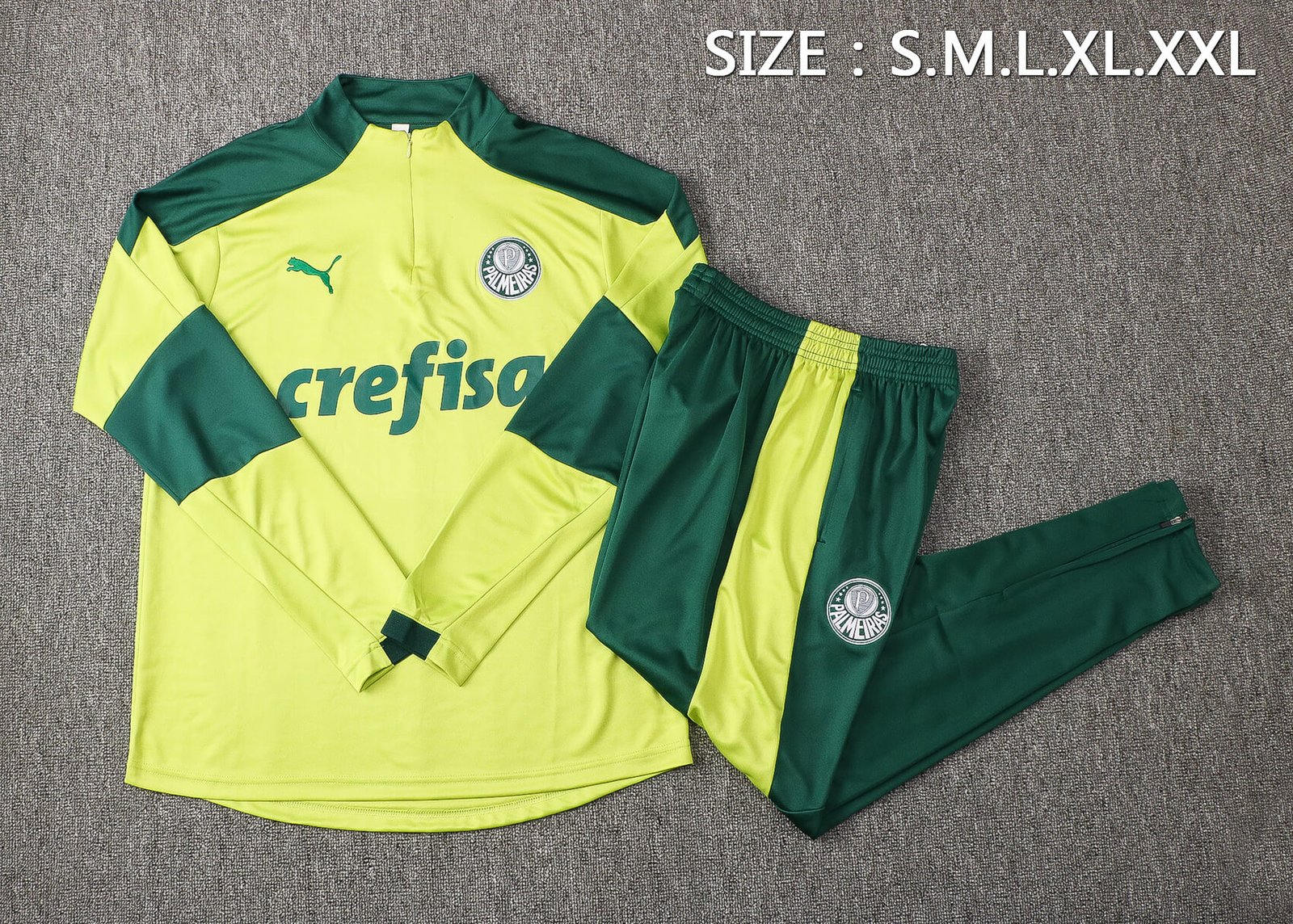 ed2de8ad Conjunto de Treino Palmeiras Jaqueta+Calça Verde Limão 2021/22