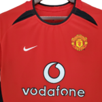 Camisa Manchester United Home Vermelha 2002 Masculina