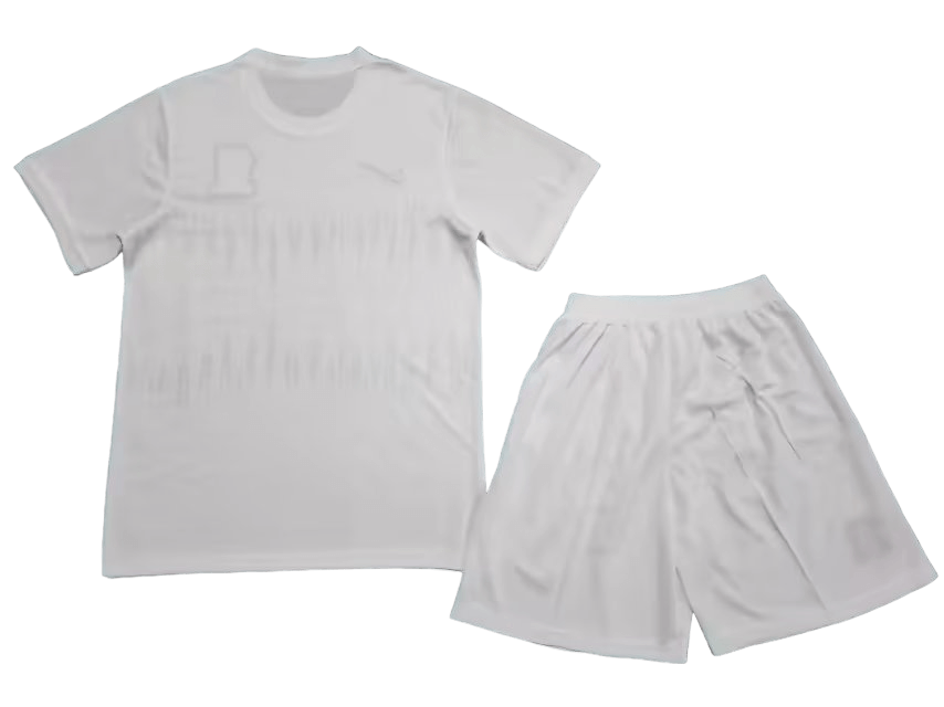 Kit Infantil AL-ittihad Branca Away 2023/24 Unissex Kit Infantil AL-ittihad Branca Away 2023/24 Unissex