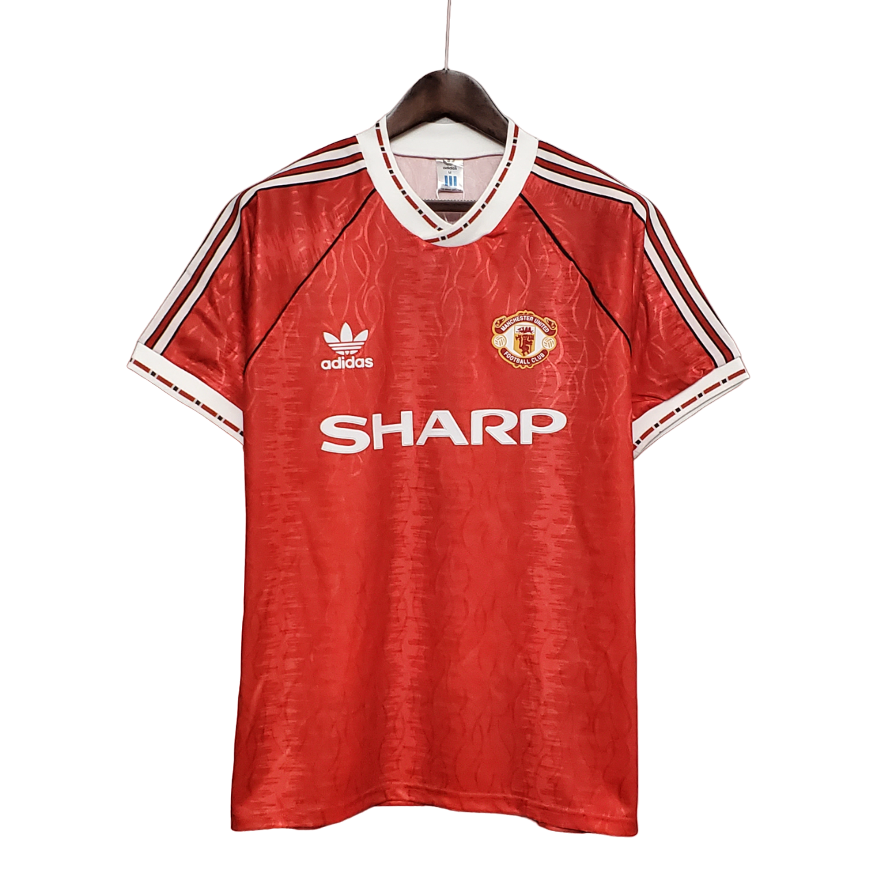Camisa Manchester United Home Vermelha 1990/92 Masculina Camisa Manchester United Home Vermelha 1990/92 Masculina