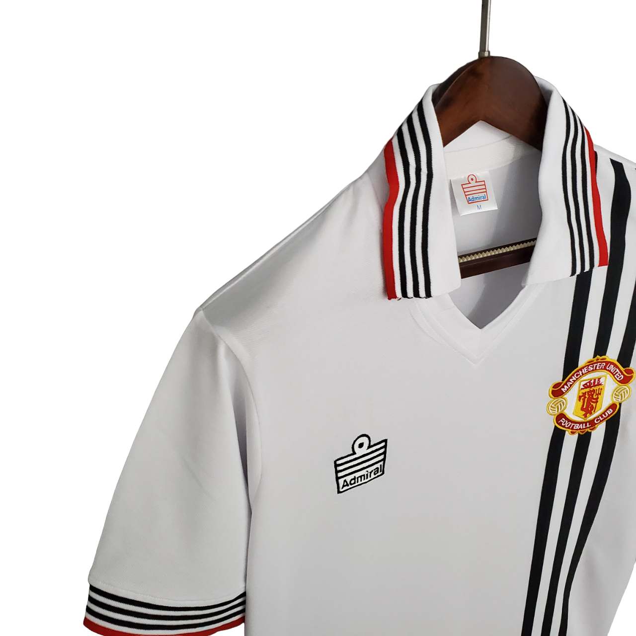 153742ed-PhotoRoom.png-PhotoRoom Camisa Manchester United Away Branca 1975/80 Masculina