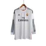 Camisa Real Madrid Home Branca 2013/14 Manga Longa