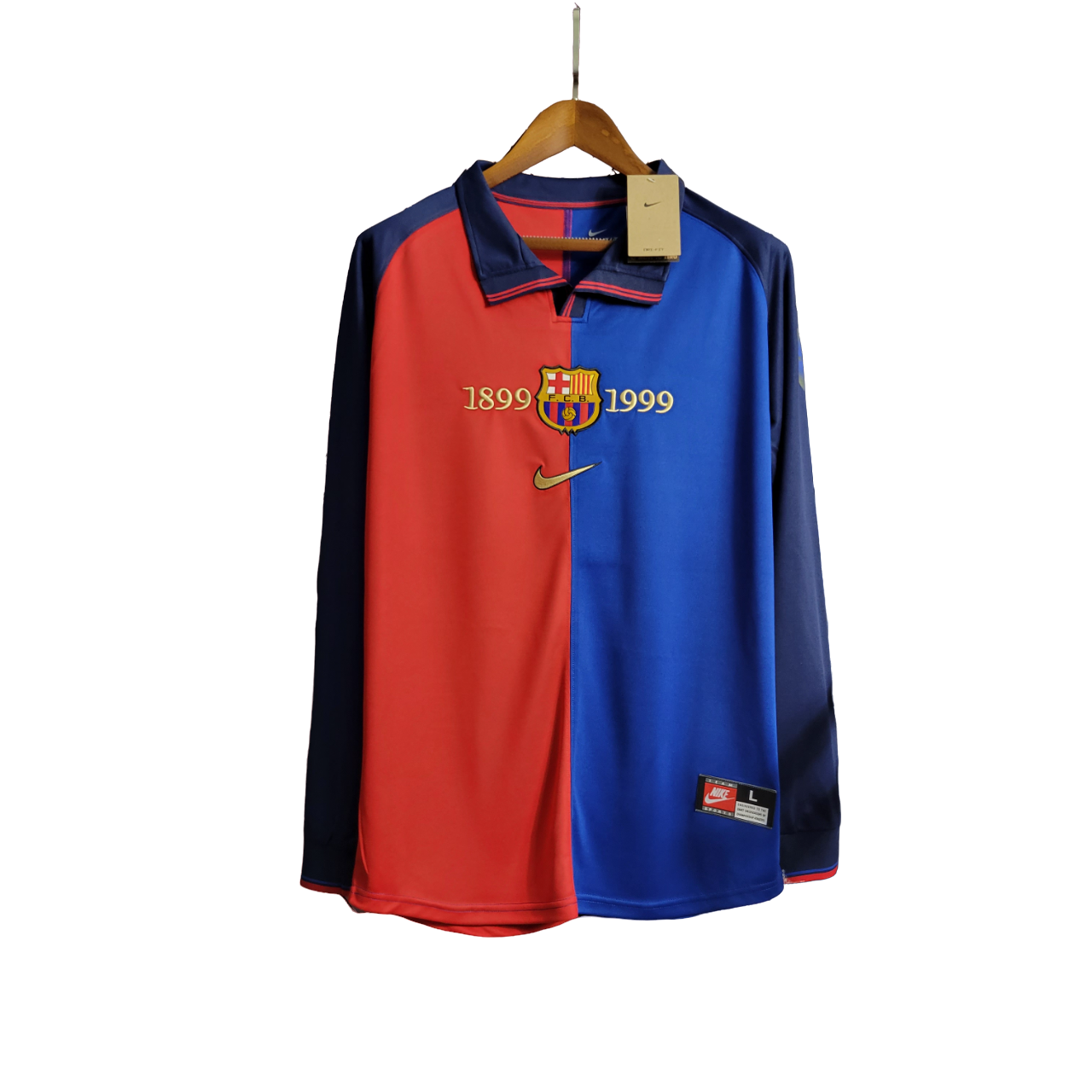 Camisa Barcelona Centenária 1899/1999 Manga Longa Camisa Barcelona Centenária 1899/1999 Manga Longa