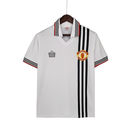 Camisa Manchester United Away Branca 1975/80 Masculina