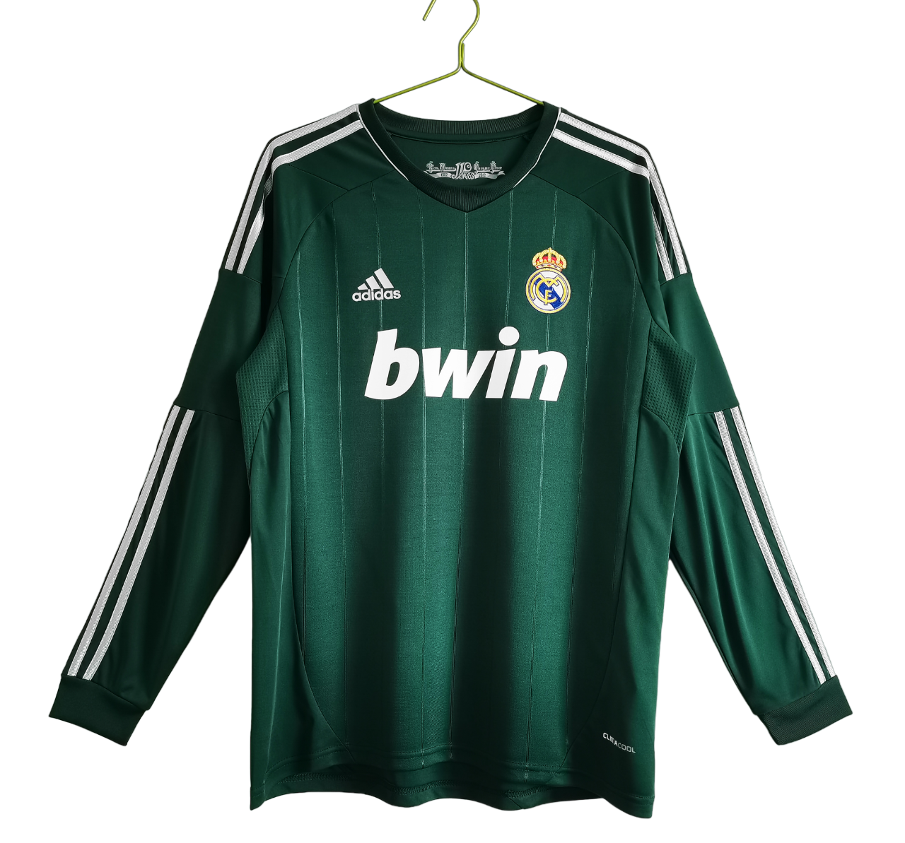 Camisa Real Madrid Verde 2012/13 Manga Longa Camisa Real Madrid Verde 2012/13 Manga Longa