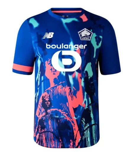 Nova Camisa 4 Lille OSC Azul 2023/24 Masculina