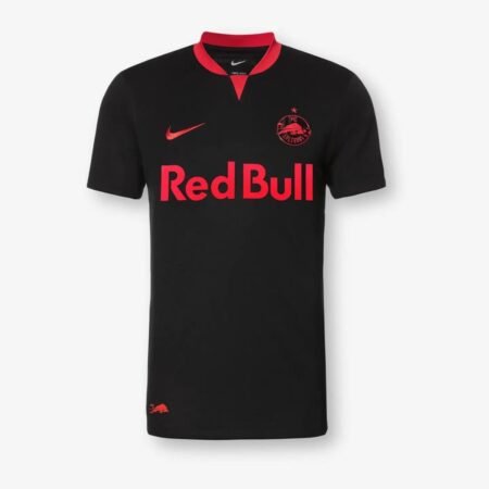 Nova Camisa Red Bull Salzburg Preta 2023/24 Masculina