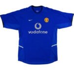 Camisa Manchester United Away Azul 2007/08 MasculinaCamisa Manchester United Away Azul 2007/08 Masculina