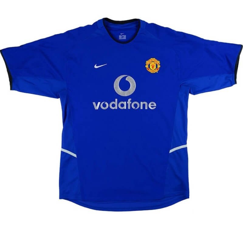 Camisa Manchester United Away Azul 2007/08 MasculinaCamisa Manchester United Away Azul 2007/08 Masculina Camisa Manchester United Away Azul 2007/08 Masculina