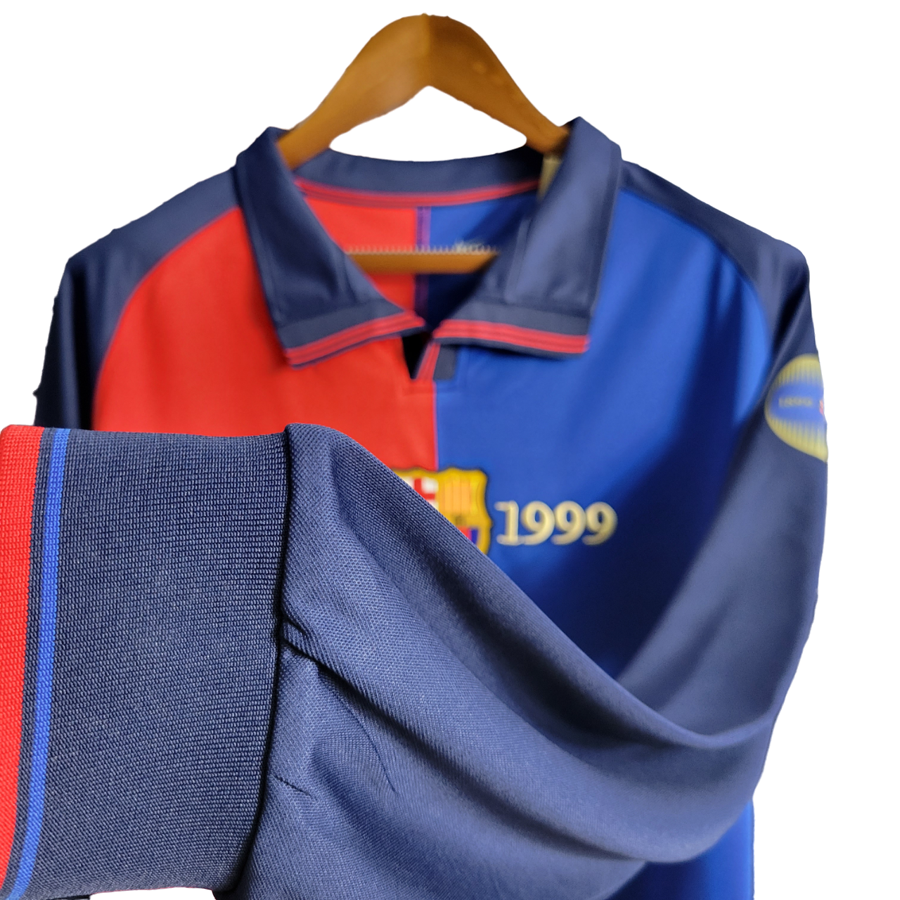 3cafdd3c-PhotoRoom.png-PhotoRoom Camisa Barcelona Centenária 1899/1999 Manga Longa
