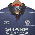 Camisa Manchester United Away Azul 1999 Masculina