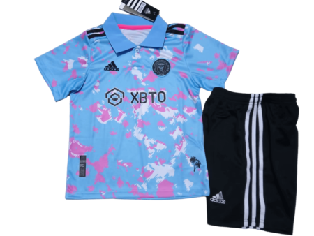 Kit Infantil Inter Miami Azul 2023/24 Unissex