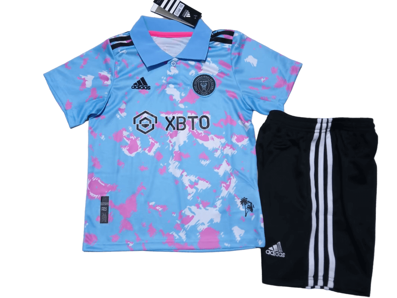 Kit Infantil Inter Miami Azul 2023/24 Unissex Kit Infantil Inter Miami Azul 2023/24 Unissex