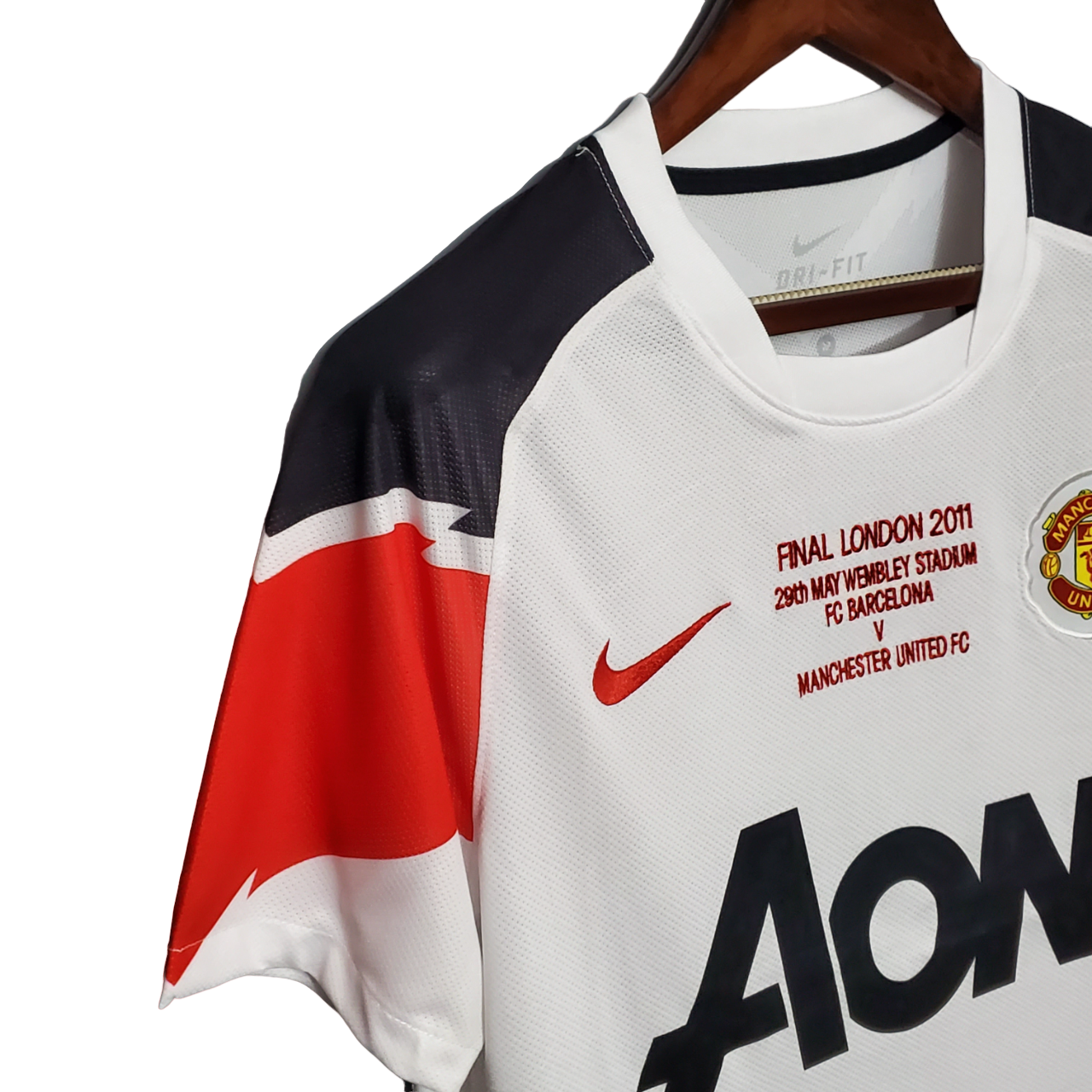 Camisa Manchester United Away Branca 2010/11 Masculina Camisa Manchester United Away Branca 2010/11 Masculina
