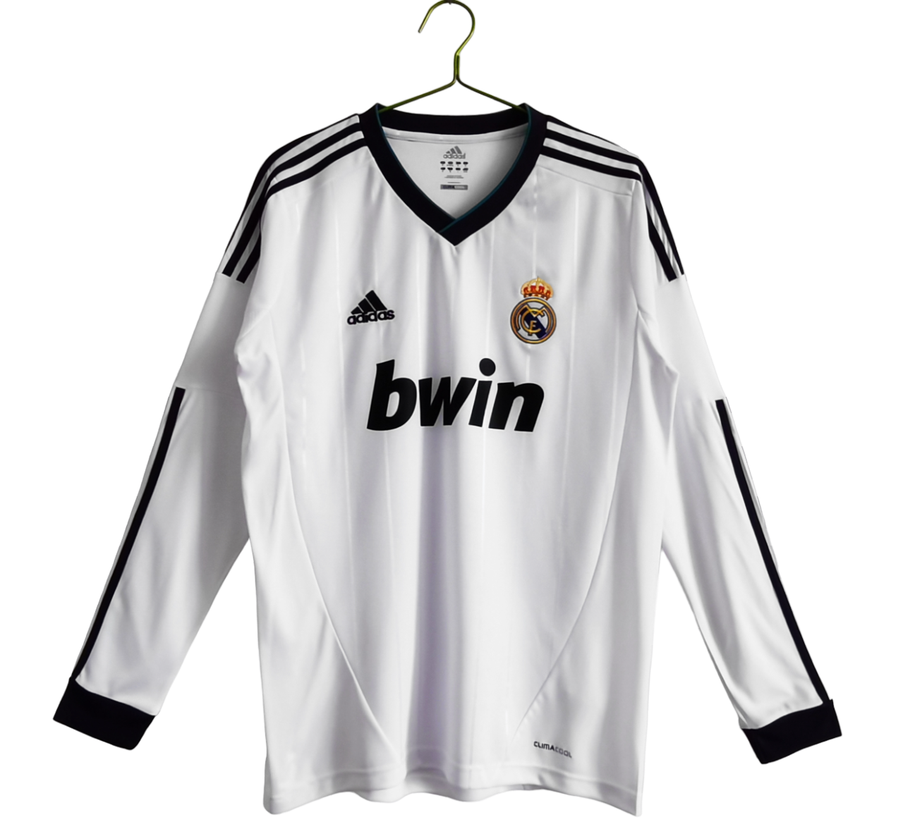 Camisa Real Madrid Home Branca 2012/13 Manga Longa Camisa Real Madrid Home Branca 2012/13 Manga Longa