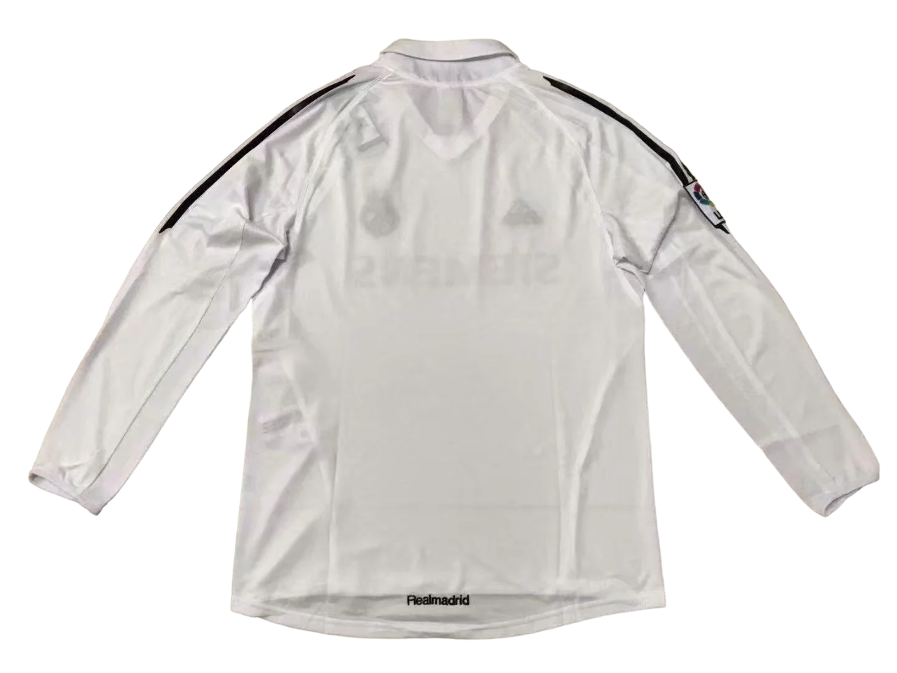 Camisa Real Madrid Home Branca 2006 Manga Longa Camisa Real Madrid Home Branca 2006 Manga Longa