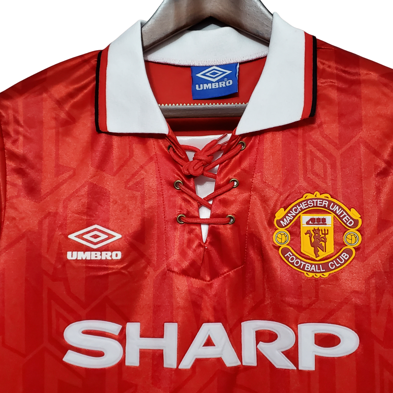 Camisa Manchester United Home Vermelha 1992/94 Masculina Camisa Manchester United Home Vermelha 1992/94 Masculina