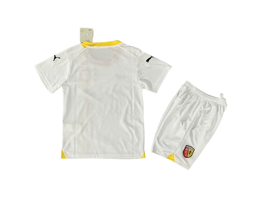 Kit Infantil RC Lens Third Branca 2023/24 Unissex Kit Infantil RC Lens Third Branca 2023/24 Unissex