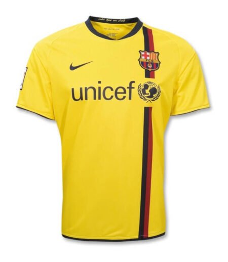 Camisa Barcelona Amarela 2008/09 Away Masculina