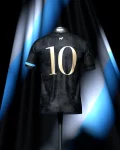 Camisa La Pulga Messi 10 Preta commafootball