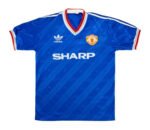 Camisa Manchester United Away Azul 1986 Masculina