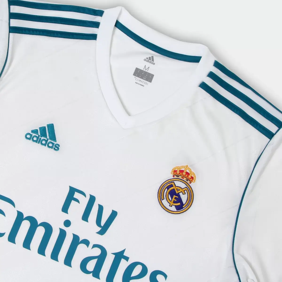 amisa Real Madrid Branca 2017/18 Masculina amisa Real Madrid Branca 2017/18 Masculina