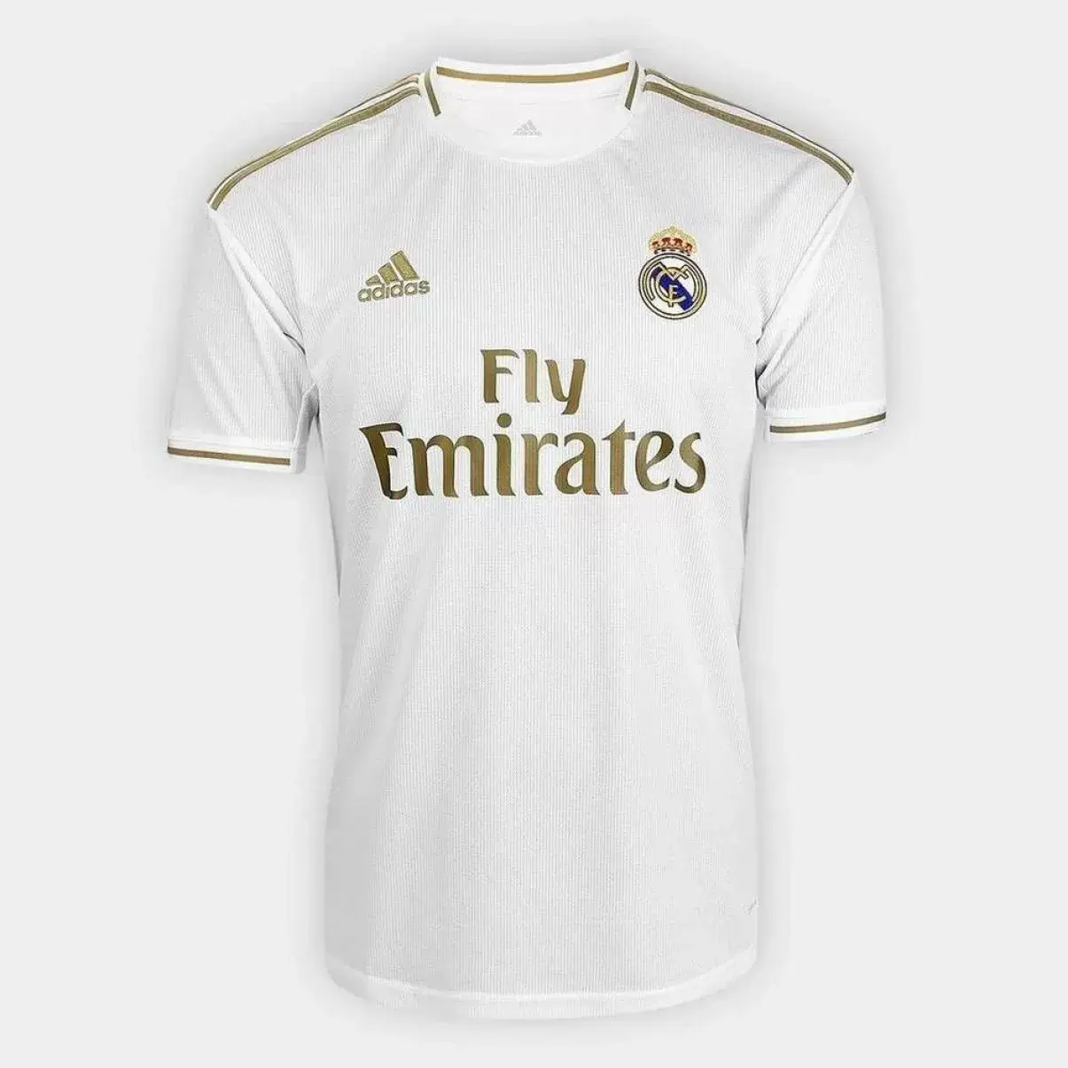 Camisa Real Madrid Home Branca 2019/20 Masculina Camisa Real Madrid Home Branca 2019/20 Masculina