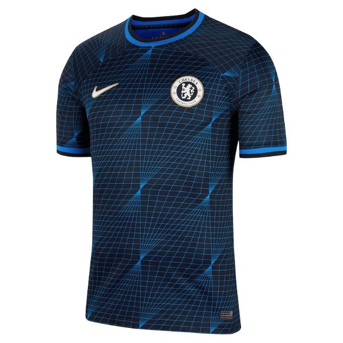 Captura de tela 2023-09-01 084639 Nova Camisa do Chelsea Masculina Azul Away 2023/24