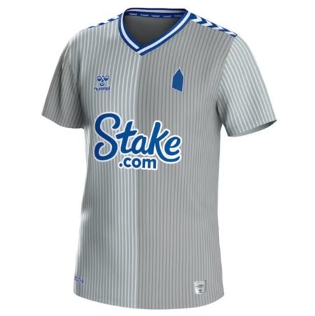 Nova Camisa Everton Fc Cinza Third Masculina 2023/24