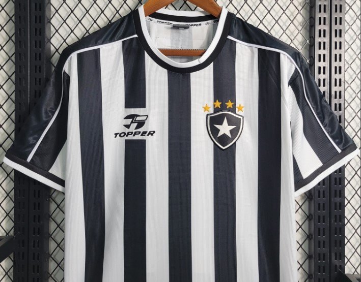 Captura de tela 2023-09-07 213130 Camisa Botafogo Topper Listrada 1999/2000 Masculina