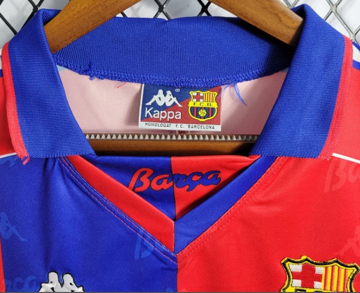 Camisa Barcelona Home 1992/95 Masculina Camisa Barcelona Home 1992/95 Masculina