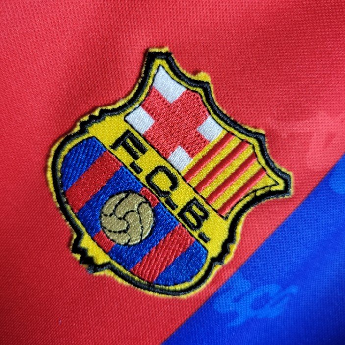 Camisa Barcelona Home 1992/95 Masculina Camisa Barcelona Home 1992/95 Masculina