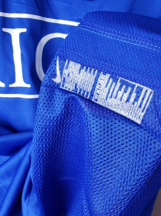 Camisa Manchester United Away Azul 2007/08 Manga Longa Camisa Manchester United Away Azul 2007/08 Manga Longa