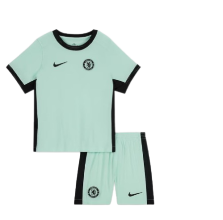 Kit Infantil Chelsea Third Verde 2023/24 Unissex