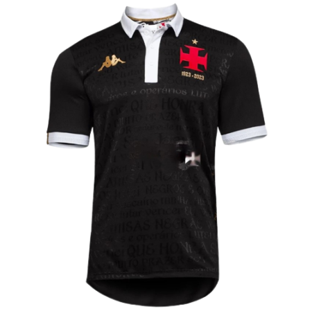 Nova Camisa Vasco da Gama Preta Centenário 2023/24 Feminina