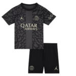 Kit Infantil PSG Third Cinza 2023/24 Unissex