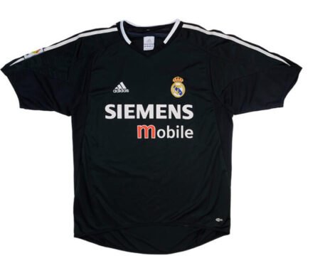 Camisa Real Madrid Away Preta 2004/05 Masculina