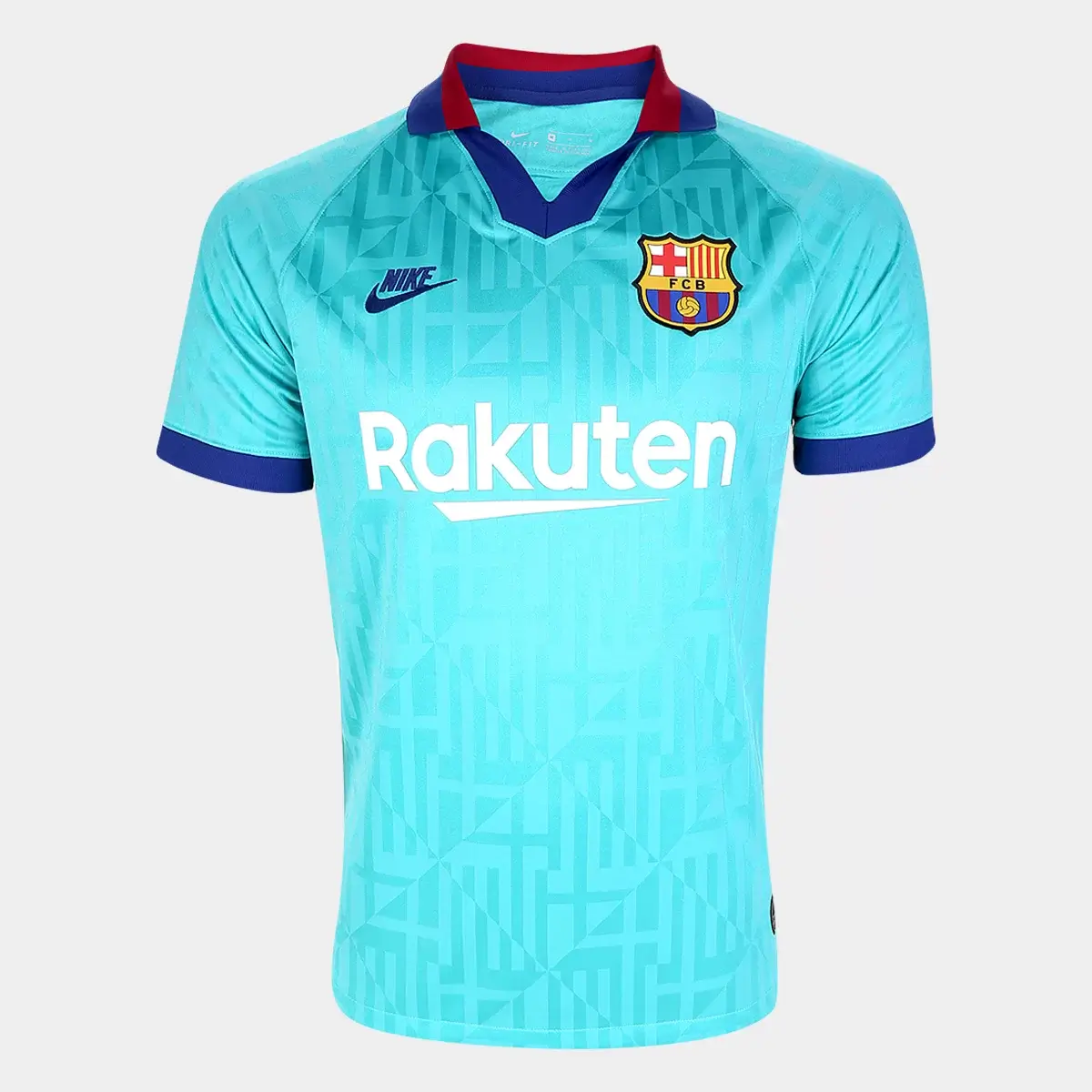 Camisa Barcelona Third Azul 2019/20 Masculina Camisa Barcelona Third Azul 2019/20 Masculina