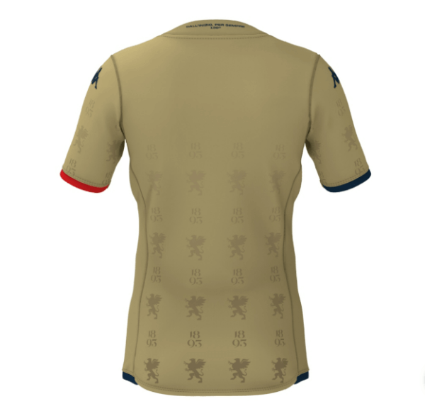 Nova Camisa Genoa 130 anos Dourada 2023/24 Masculina Nova Camisa Genoa 130 anos Dourada 2023/24 Masculina